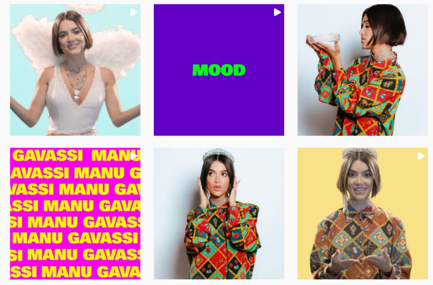A imagem contém o Feed do Instagram da cantora e atriz Manu Gavassi durante sua participação na vigésima edição do reality show ‘Big Brother Brasil’.
